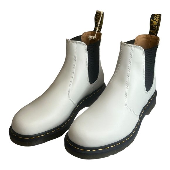 Martens Womens 2976 YELLOW STITCH Leather Chelsea Boot